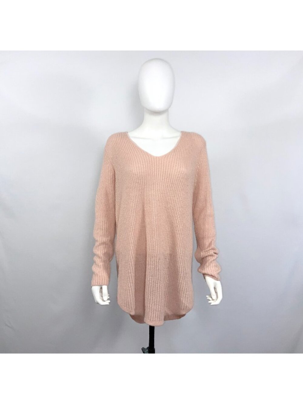 Women Cardigan Faded Glory Pink Size M (8-10) Long Sleeve [WD-27]